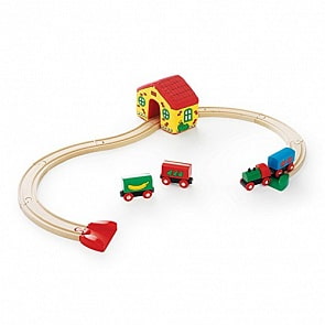 Набор - Моя первая железная дорога с поездом, 15 элементов (Brio, 33700)