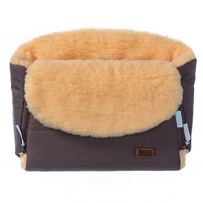 Муфта меховая для коляски Nuovita Vichingo Pesco Cioccolata/Шоколад (Nuovita, NUO-mVICP_2147)