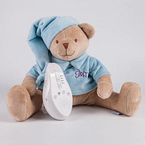 Мишка голубой Drema BabyDou с белым и розовым шумом (Drema BabyDou, 102D)