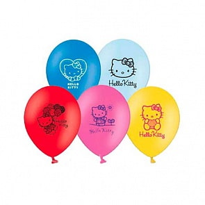 Шарик надувной с рисунком Хелло Китти, 30 см (Belbal, 1103-1066sim) 