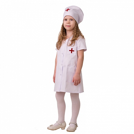 Карнавальный костюм Профессии - Медсестра-1, размер 134-68 