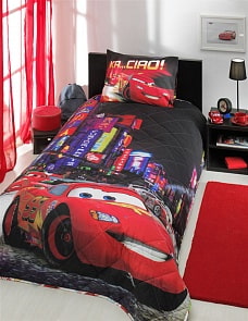 Покрывало детское с наволочкой - Cars 2 Movie, 1,5 спальное (ТАС, 7015B-8800003867)