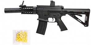 Автомат механический 565/610мм, пластиковые пули 50 штук (Наша Игрушка, GE2203)
