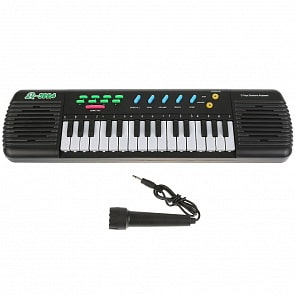 Синтезатор на батарейках с микрофоном MQ322A (J075-H29005)