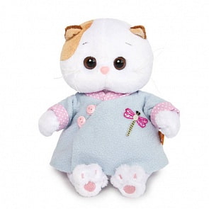 Мягкая игрушка - Ли-Ли Baby в голубой курточке в китайском стиле, 20 см. (Budi Basa, LB-020)