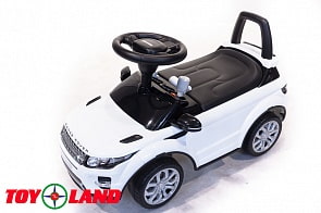 Машинка-каталка – Range Rover Evoque, белый, звук (Toyland, 348Б)