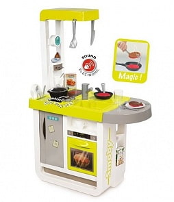 Кухня электронная Smoby Cherry, желтая, звук (Smoby, 310908)
