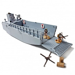 Коллекционная модель - американский десантный катер LCM3, Нормандия, 1944 год, 1:72 (Unimax,  85085_md)