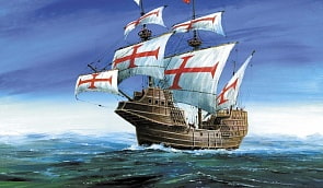 Модель для склеивания - Корабль конкистадоров Сан Габриэль (Звезда, 9008з)