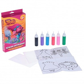 Краски витражные Тролли (CENTRUM, 87491)
