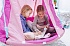 Качели-гнездо с палаткой Hudora 110, heart/розовые  - миниатюра №2
