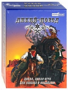 Настольная карточная игра Рыжий кот - Дикий поезд, обучающая, тактическая, семейная (Проф-Пресс, ИН-7669)