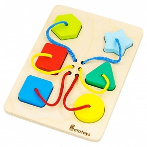 Сортер, 6 деталей на шнурках (Алатойс, СОР16)