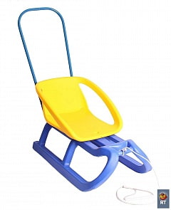 Санки детские "Торнадо-1", синий/желтый (RT, 2672RT)