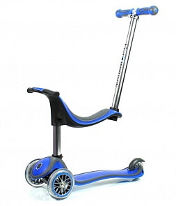 Трехколесный самокат Globber My free Seat 4 in 1 blue, 4579RT