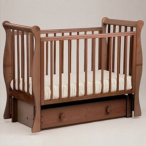 Кровать детская Лель АБ 21 Лаванда маятник универсальный, орех светлый (Лель, LIEL-АБ 21_орех светлый)