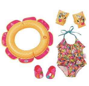 Набор для куклы Baby born - Одежда для пляжного отдыха, вешалка (Zapf Creation, 825-891)