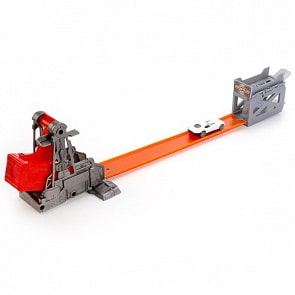 Мини трек с катапультой и металлической машинкой, 7,5 см (Технопарк, S2785-Rsim)