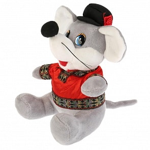 Игрушка мягкая - Мышка в русском костюме, 15 см. (Мульти-пульти, 20329TNS)