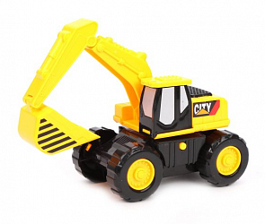 Экскаватор со звуковыми и световыми эффектами (Junfa Toys, 998-49A)