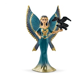 Игровой набор - Офира с вороном Мунин (Schleich, 70711) - миниатюра