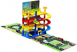 Парковка гараж для машин с игровым ковриком (НОРДПЛАСТ,  Н-431208)