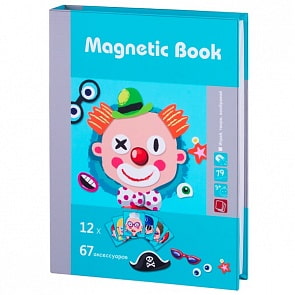 Развивающая игра Magnetic Book - Гримерка веселья (Magnetic Book, TAV033)