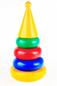Конусная пирамида качалка Круг (Строим вместе счастливое детство, 5097VT)