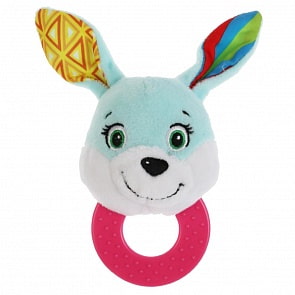 Текстильная игрушка-прорезыватель - Зайка (Умка, RRT-R4)