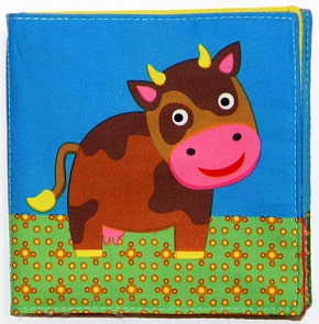 Книжка-шуршалка «Корова» (Махаон, 9785389079311mh)