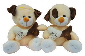 Плюшевая собака с косточкой, 26 см (Simba, 1159268)