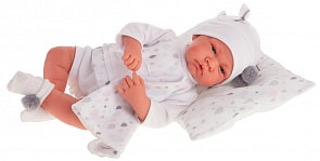 Кукла Вирджиния в белом, 40 см (Antonio Juan Munecas, 3393W)