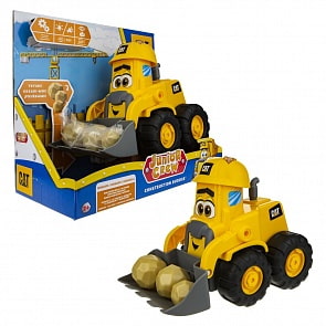Погрузчик Cat, 25,5 см, свет и звук (1toy, Т19124)