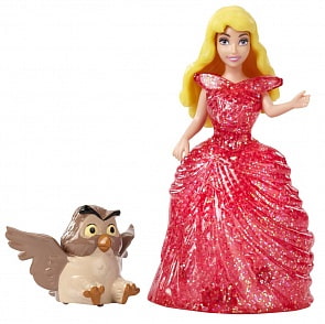 Кукла на колесиках из серии Disney Princess - Спящая красавица и филин (Mattel, BDK15-BDK11)
