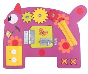 Бизиборд – Кошечка Мяу. Деревяшки (Деревяшки, 18WBB04)