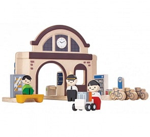 Набор деревянный - Вокзал (Plan Toys, 6620k)
