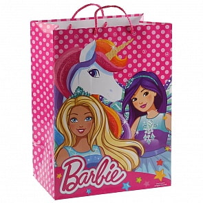 Пакет подарочный Barbie, глянцевый (Играем вместе, CLRBG-BRB-03-1)