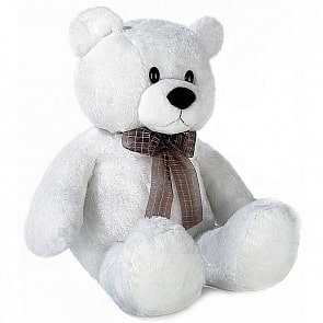 Медведь белый сидячий 74 см (AURORA, 21-611)