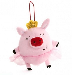 Мягкая игрушка-подвеска - Хрюша Нюша, 8 см (Button Blue, 51-T86003C)