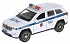 Инерционный металлический Jeep Grand Cherokee - Полиция, 12 см, цвет белый  - миниатюра №4