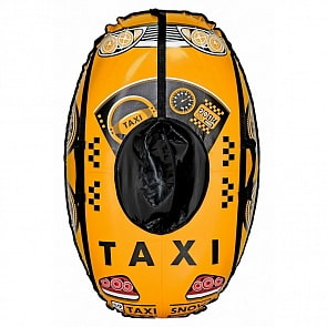 Санки надувные овальные ™Тяни-толкай - Машинка - Taxi Snow, желтая (RT, 6930rt)