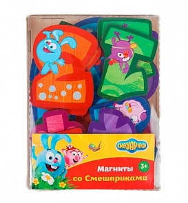 Набор Цифр с магнитами из серии Смешарики (Тимбергрупп, IG0254)