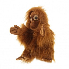 Мягкая игрушка на руку - Детеныш орангутанга, 25 см (Hansa, 4038)