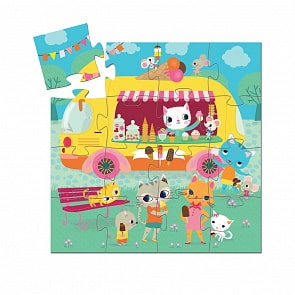 Пазл – Мороженое, 16 деталей (Djeco, 07264k)