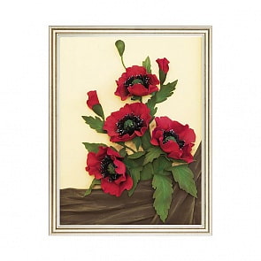 Набор для творчества 3D картина из фоамирана - Маки (Волшебная мастерская, FM-04)