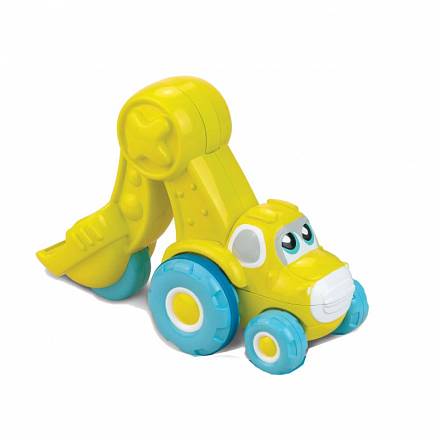 Интерактивная игрушка - Экскаватор желтый из серии - Нажми и поедет 