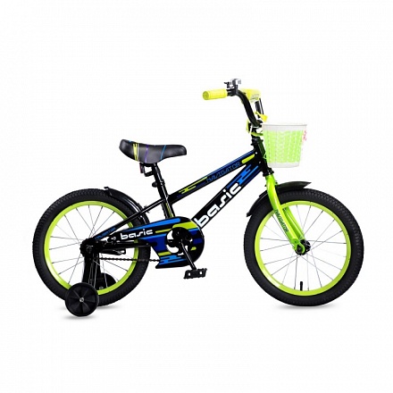 Детский велосипед Navigator Basic, колеса 16", стальная рама, стальные обода, ножной тормоз 