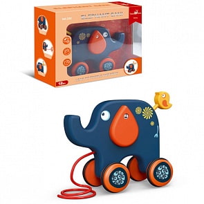 Каталка на веревочке Слон, размер 22 х 18 см (Наша Игрушка, 200496372)