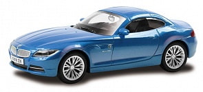 Металлическая машина - BMW Z4, 1:43, синий (RMZ City, 444001-BLU)