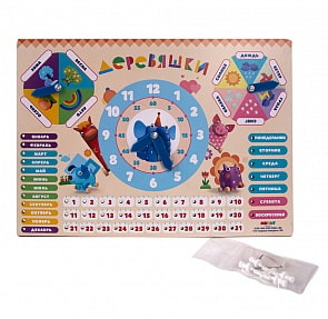 Обучающий календарь - Деревяшки (Деревяшки, 20WW01C)